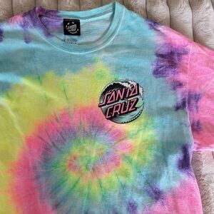 Santa Cruz Skateboards Colorful Tie-Dye Tee